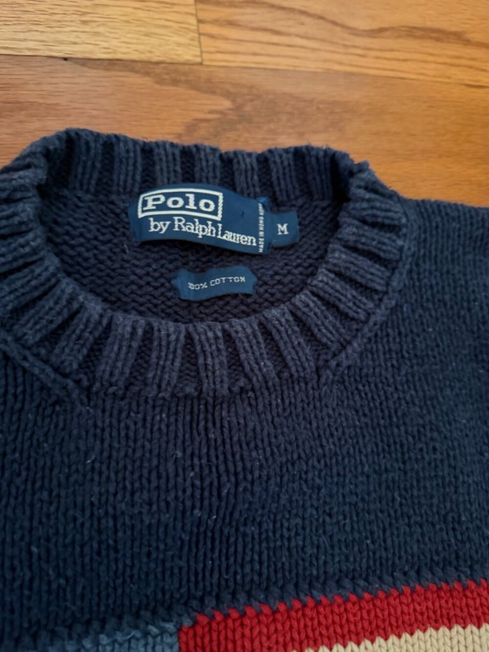 Vintage Ralph Lauren Polo Flag Sweater - Picture 2 of 2